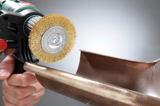 KWB Okrugla četka za bušilicu 75x0,2 mm, mesingana uvijena žica