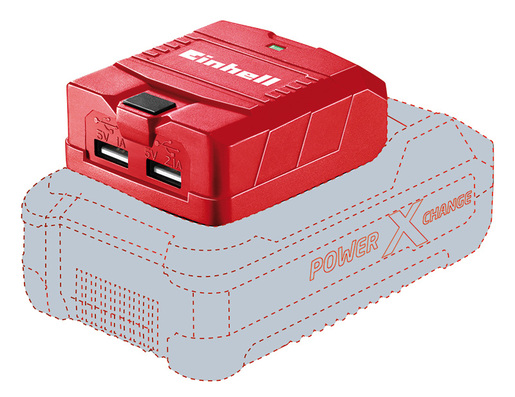 Einhell uSB prijenosni adapter za PXC bateriju TC-CP 18 Li USB - SOLO