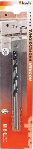 KWB ROCKER svrdlo za kamen i beton 8 mm, TCT, ISO 5468