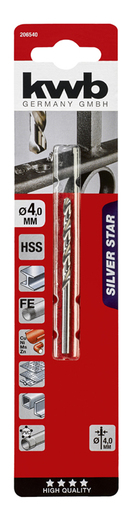 KWB SILVER STAR HSS svrdlo za metal 4mm