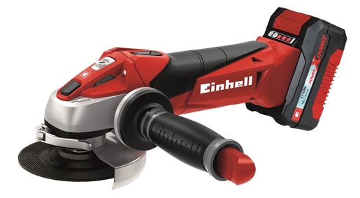 Einhell akumulatorska kutna brusilica TE-AG 18/115 Li Kit / 1 x baterija 3.0 Ah + 1 x punjač
