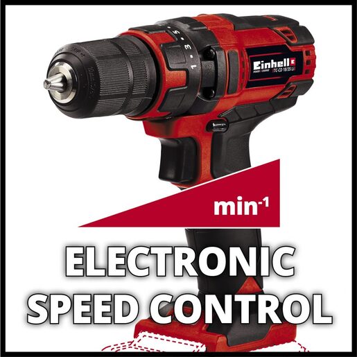 EINHELL akumulatorska bušilica TC-CD 18/35 Li - Power X-Change - SOLO ALAT (bez baterije i punjača)