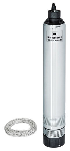 EINHELL pumpa za zdence GC-DW 1000 N (1000 W, 6500 l/h, 45 metara dostavna visina)