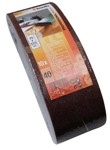 KWB Brusna traka za drvo i metal, 75x533 mm, GR 40, 10/1, SPARPACK
