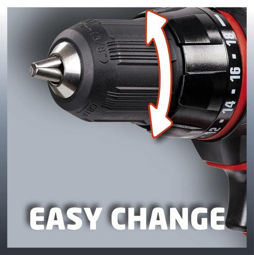 EINHELL akumulatorska bušilica, TC-CD 18-2 Li (1x1,5Ah)