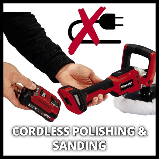 Einhell akumulatorska kutna polirka CE-CP 18/180 Li E - SOLO