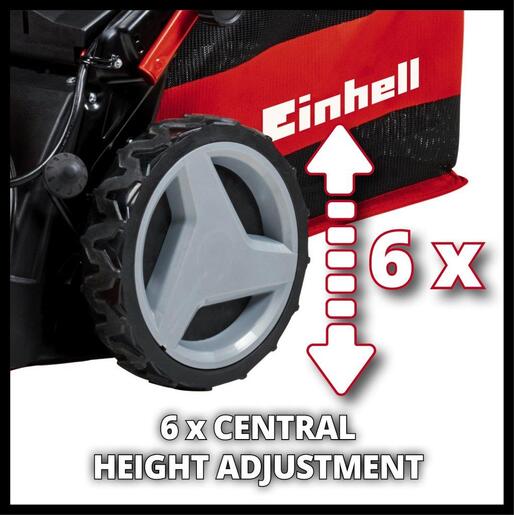EINHELL akumulatorska kosilica GE-CM 36/47 HW Li (18V+18V) Power X-Change (2x18 V, 2x4.0 Ah, 47 cm, 75 L)