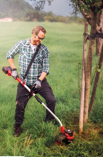 EINHELL set akumulatorski trimer za travu GE-CT 36/30 Li E + 2 baterije 2,0 Ah + punjač - Power X-Change