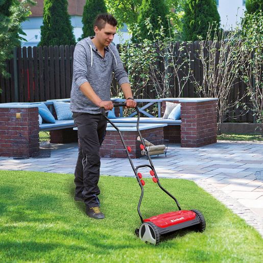 EINHELL ručna kosilica GE-HM 38 S (38 cm širina košnje, 38 mm maksimalna visina košnje, za travnjake do 250 m²)