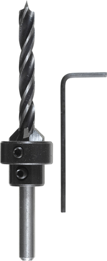 KWB Svrdlo za drvo s odvojivim upuštačem i graničnikom 3 mm