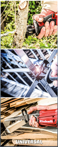 EINHELL set akumulatorska višenamjenska pila TE-AP 18 Li + 2.0 Ah baterija + punjač + USB - Power X-Change