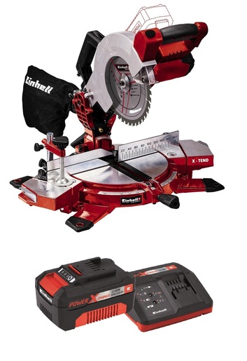 EINHELL set akumulatorska preklopna pila TE-MS 18/210 Li + 3,0 Ah Starter Kit - Power X-Change