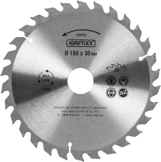 Kraftixx LIST PILE KRUŽNI 190x30,30Z, HM