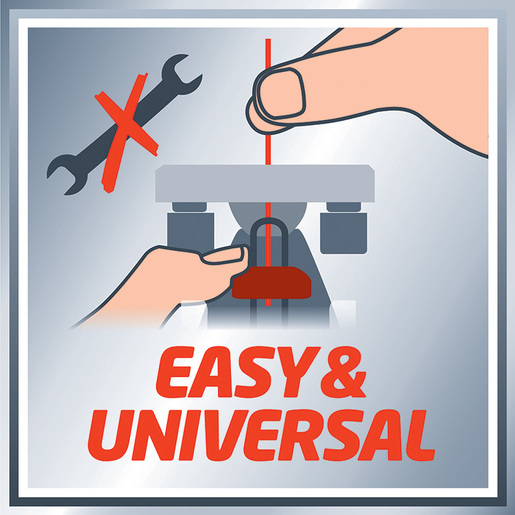 EINHELL akumulatorska ubodna pila TE-JS 18 Li - Solo Power X-Change, bez baterije i punjača (18V, max 80 mm, LED svjetlo)