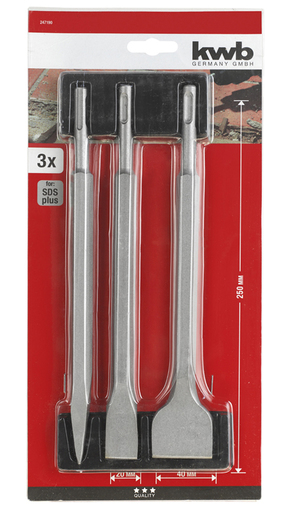 KWB SDS plus set dlijeta 3/1, 250mm