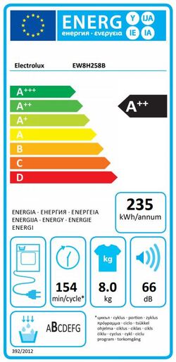 Electrolux sušilica rublja EW8H258B