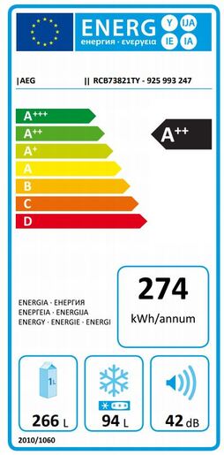 AEG hladnjak RCB73821TY