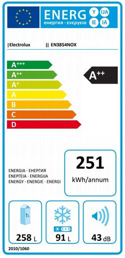 Electrolux hladnjak EN3854NOX