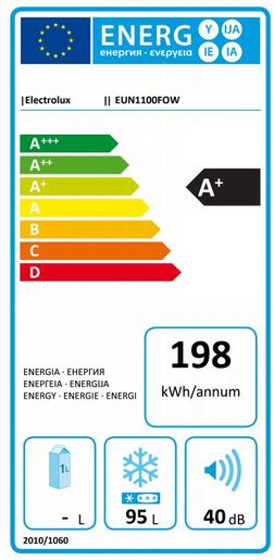Electrolux zamrzivač EUN1100FOW