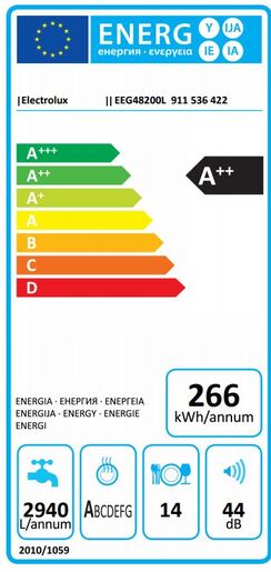 Electrolux perilica posuđa EEG48200L