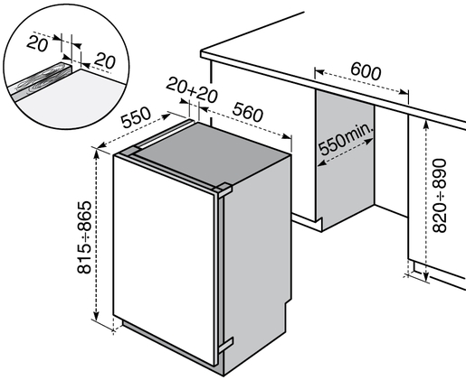 Zanussi hladnjak ZUA12420SA
