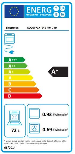 Electrolux pećnica EOC6P71X