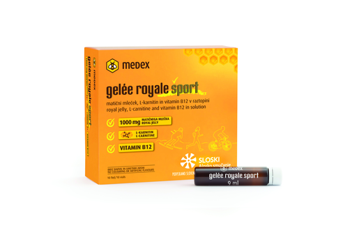 Medex gelee royale sport 10x9 ml