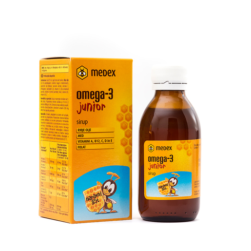 Medex omega-3 sirup junior 140ml
