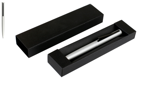 Olovka kemijska u etuiju aluminij Kalmar srebrna