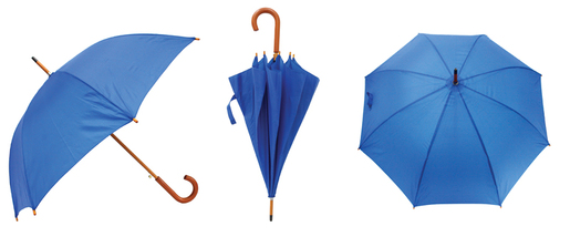 Kišobran Zeus drvena drška royal plavi