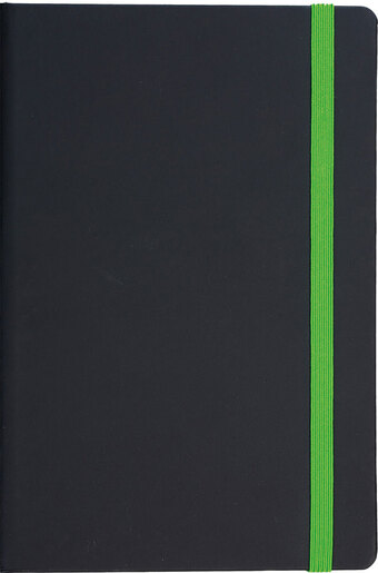 Notes FLUX EDGE A5 14x21 crno-zeleni