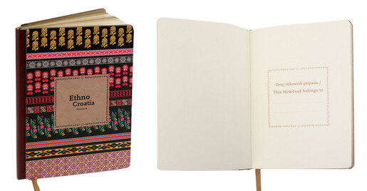 Rokovnik 175 x 240mm Ethno Croatia