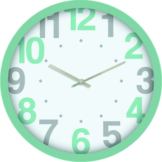 Sat zidni Happy zeleni promjer 40,64 cm