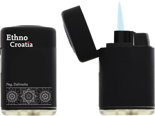 Upaljač JET Ethno Croatia Pag crni  5/1