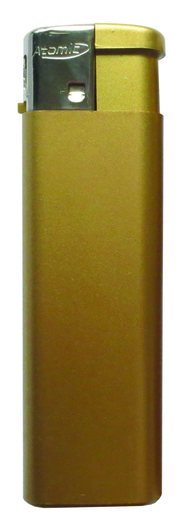 Upaljač Atomic CR FLAT zlatni, 50 kom.