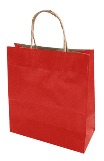 Vrećica velika natron-ručka crvena, 10 kom