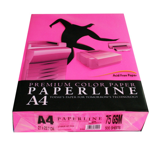 Papir ILK A4 PAPERLINE 75gr fluo ciklama 500/1
