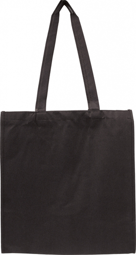 Torba shopping od netkanog tekstila crna široka