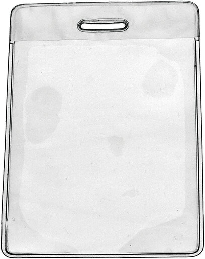 Etui za akreditaciju prozirni 7,5x12,5cm okomiti