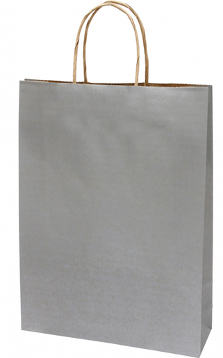 Vrećica velika natron-ručka srebrna, 10 kom