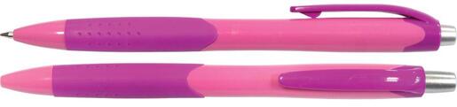 Olovka kemijska Viby roza/rozi grip, 50 kom