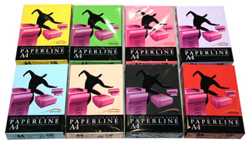 Papir ILK A4 PAPERLINE 80gr intenziv crveni 500/1