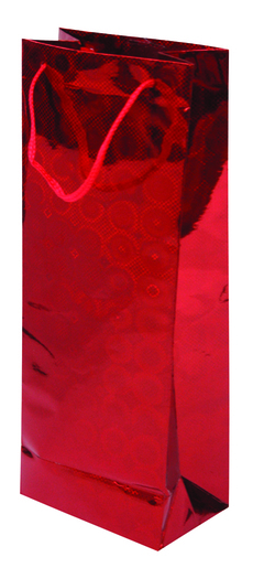 Vrećica za bocu hologramska crvena, 12 kom