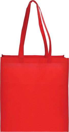 Torba shopping pamučna EC 100 BAG duga ručka crvena 10/1