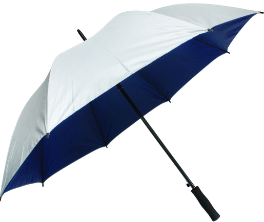 Kišobran Pan Silver 86336SM srebrno/t.plavi