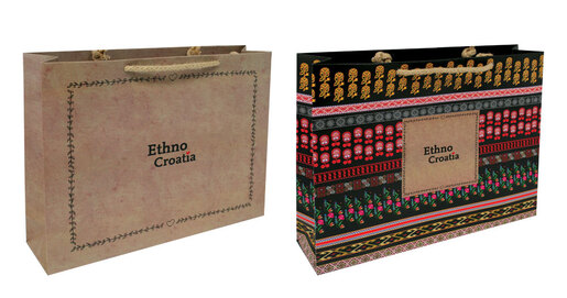 Vrećica duguljasta 30,5 x 25 x 8cm Ethno Croatia