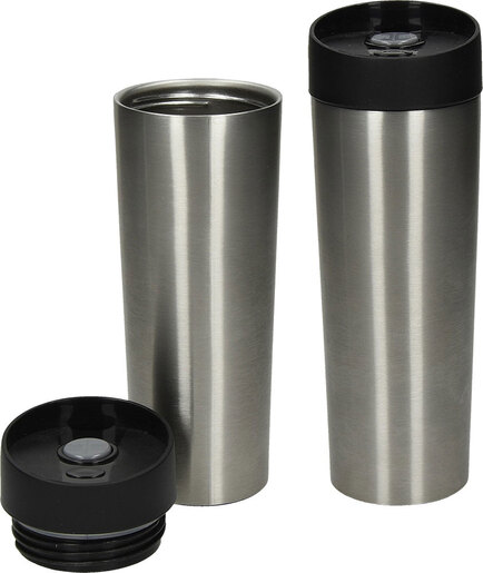 Termosica  Pleasure 450 ml srebrna