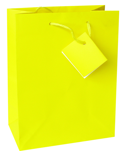 Vrećica velika jednobojna mat žuta, 12 kom