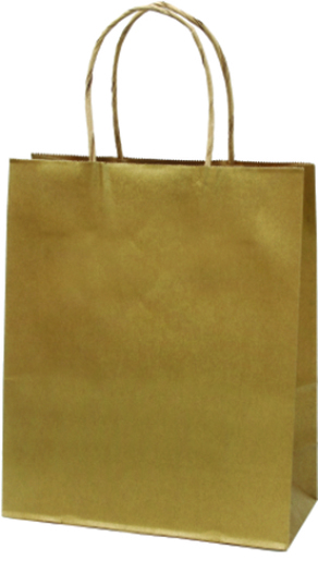 Vrećica srednja natron-ručka zlatna, 10 kom