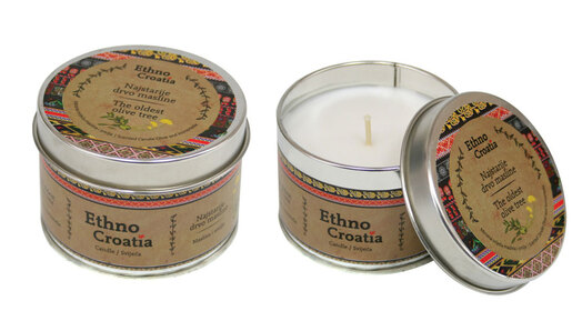 Mirisna svijeća Najstarije drvo masline Ethno Croatia